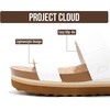 image:imageProject Cloud Lightweight Womens Non Slip Casual Beach Sandals for Women  Plush Insole Women Sandals Shoes for Women Footwear Trendy Summer Everyday Fashion Travel amp Vacation Easy Wear Warm WeatherOffwhite Slide