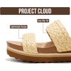 image:imageProject Cloud Lightweight Womens Non Slip Casual Beach Sandals for Women  Plush Insole Women Sandals Shoes for Women Footwear Trendy Summer Everyday Fashion Travel amp Vacation Easy Wear Warm WeatherRaffia Slide