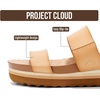 image:imageProject Cloud Lightweight Womens Non Slip Casual Beach Sandals for Women  Plush Insole Women Sandals Shoes for Women Footwear Trendy Summer Everyday Fashion Travel amp Vacation Easy Wear Warm WeatherNatural Slide
