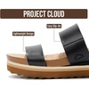 image:imageProject Cloud Lightweight Womens Non Slip Casual Beach Sandals for Women  Plush Insole Women Sandals Shoes for Women Footwear Trendy Summer Everyday Fashion Travel amp Vacation Easy Wear Warm WeatherBlack Slide