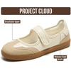 image:imageProject Cloud Mary Jane Shoes Women  Casual Trendy Womens Shoes Summer  Fasionable Womens Sneakers w Memory Foam Insole  NonSlip Shoes for Women Lightweight Mary Janes Flats for Women FootwearBone