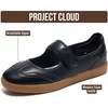 image:imageProject Cloud Mary Jane Shoes Women  Casual Trendy Womens Shoes Summer  Fasionable Womens Sneakers w Memory Foam Insole  NonSlip Shoes for Women Lightweight Mary Janes Flats for Women FootwearBlack