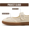 image:imageProject Cloud Mary Jane Shoes Women  Casual Trendy Womens Shoes Summer  Fasionable Womens Sneakers w Memory Foam Insole  NonSlip Shoes for Women Lightweight Mary Janes Flats for Women FootwearBone Perforated