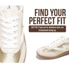 image:imageProject Cloud NonSlip Fashion Sneakers for Women LaceUp Shoes  Memory Foam Insole Trendy Womens Footwear  Comfortable Casual Womens Sneakers  Stylish Shoes Women Breathable FootwearGold
