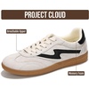 image:imageProject Cloud NonSlip Fashion Sneakers for Women LaceUp Shoes  Memory Foam Insole Trendy Womens Footwear  Comfortable Casual Womens Sneakers  Stylish Shoes Women Breathable FootwearLight Grey Multi