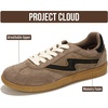 image:imageProject Cloud NonSlip Fashion Sneakers for Women LaceUp Shoes  Memory Foam Insole Trendy Womens Footwear  Comfortable Casual Womens Sneakers  Stylish Shoes Women Breathable FootwearLight Taupe