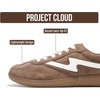 image:imageProject Cloud NonSlip Fashion Sneakers for Women LaceUp Shoes  Memory Foam Insole Trendy Womens Footwear  Comfortable Casual Womens Sneakers  Stylish Shoes Women Breathable FootwearMocha