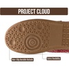 image:imageProject Cloud NonSlip Fashion Sneakers for Women LaceUp Shoes  Memory Foam Insole Trendy Womens Footwear  Comfortable Casual Womens Sneakers  Stylish Shoes Women Breathable FootwearRed Mesh