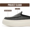 image:imageProject Cloud Platform Loafers for Women  Womens Clogs amp Mules Daphne  Genuine Leather amp Canvas Clogs amp Mules for Women Footwear  NonSlip Womens Shoes amp Womens Loafers  Stylish Womens MulesBlack Canvas