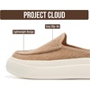 image:imageProject Cloud Platform Loafers for Women  Womens Clogs amp Mules Daphne  Genuine Leather amp Canvas Clogs amp Mules for Women Footwear  NonSlip Womens Shoes amp Womens Loafers  Stylish Womens MulesHoney Brown Canvas