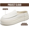 image:imageProject Cloud Platform Loafers for Women  Womens Clogs amp Mules Daphne  Genuine Leather amp Canvas Clogs amp Mules for Women Footwear  NonSlip Womens Shoes amp Womens Loafers  Stylish Womens MulesOffwhite Canvas