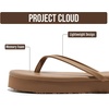 image:imageProject Cloud Platform Sandals Women Memory Foam Flip Flops ELEVATION  Durable and Lightweight NonSlip Sole Summer Thong Sandals  Platform Flip Flops for Women Everyday Comfort DailyTaupe