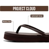 image:imageProject Cloud Platform Sandals Women Memory Foam Flip Flops ELEVATION  Durable and Lightweight NonSlip Sole Summer Thong Sandals  Platform Flip Flops for Women Everyday Comfort DailyDark Choco