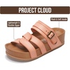 image:imageProject Cloud Platform Sandals for Women Strappy Wedges Plush Insole 2026  Comfortable and Lightweight Fashion Wedge Sandals for Women  NonSlip Sole with Adjustable Strap for Every OccasionsTerracotta