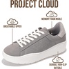 image:imageProject Cloud Platform Sneakers for Women with Memory Foam Insole Bossy  Lightweight Non Slip Lace Up Shoes Womens Footwear Summer Fashion Comfortable Casual Everyday Work Travel Weekend OutfitsLight Grey
