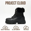 image:imageProject Cloud Snow Boots for Women Waterproof Genuine Leather 25 Platform Wedge Boots  Memory Foam Fur Boots Winters Boots for Women NonSlip Rain Boots Womens Snow Boots LydiaBlack