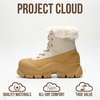 image:imageProject Cloud Snow Boots for Women Waterproof Genuine Leather 25 Platform Wedge Boots  Memory Foam Fur Boots Winters Boots for Women NonSlip Rain Boots Womens Snow Boots LydiaCamel