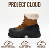 image:imageProject Cloud Snow Boots for Women Waterproof Genuine Leather 25 Platform Wedge Boots  Memory Foam Fur Boots Winters Boots for Women NonSlip Rain Boots Womens Snow Boots LydiaBrown