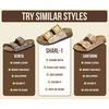 image:imageProject Cloud Trendy Adjustable Sandals amp Slides for Women with Soft Insole  Non Slip Outsole Womens Footwear Comfortable Womens Sandals  Summer Sandals for Women  Womens Slides with Plush InsoleSharl 1  Chocolate Raffia