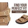 image:imageProject Cloud Trendy Adjustable Sandals amp Slides for Women with Soft Insole  Non Slip Outsole Womens Footwear Comfortable Womens Sandals  Summer Sandals for Women  Womens Slides with Plush InsoleSharl 2  Tan Suede