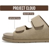 image:imageProject Cloud Trendy Adjustable Sandals amp Slides for Women with Soft Insole  Non Slip Outsole Womens Footwear Comfortable Womens Sandals  Summer Sandals for Women  Womens Slides with Plush InsoleSleek Taupe