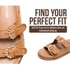image:imageProject Cloud Trendy Adjustable Sandals amp Slides for Women with Soft Insole  Non Slip Outsole Womens Footwear Comfortable Womens Sandals  Summer Sandals for Women  Womens Slides with Plush InsoleSharl 2  French Beige Raffia