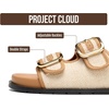 image:imageProject Cloud Trendy Adjustable Sandals amp Slides for Women with Soft Insole  Non Slip Outsole Womens Footwear Comfortable Womens Sandals  Summer Sandals for Women  Womens Slides with Plush InsoleSharl 2  Raffia