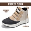 image:imageProject Cloud Waterproof Snow Boots for Women Memory Foam NonSlip Shoes  Memory Foam Insole Waterproof Design NonSlip Sole Lightweight Snow Boots Indoor amp Outdoor Winter Comfort WearBeigesport Upper