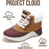 image:imageProject Cloud Waterproof Snow Boots for Women Memory Foam NonSlip Shoes  Memory Foam Insole Waterproof Design NonSlip Sole Lightweight Snow Boots Indoor amp Outdoor Winter Comfort WearCamelhiker Upper
