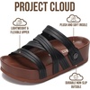 image:imageProject Cloud Wedge Platform Sandals Women Footwear  Lightweight with Plush amp Soft Insole Beach Essentials Wedge Sandals Durable NonSlip Sandals for Women 2026 PASADENABLK75