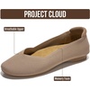 image:imageProject Cloud Womens Flats Memory Foam Ballet Flats for Women Prospect  Memory Foam Insole and Lightweight Design  NonSlip Sole Comfortable and Durable Womens Flats for All OccasionsNude Knit