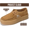 image:imageProject Cloud Womens Platform Oxford Loafers with Memory Foam WALLYCHUNKY  Non Slip Sole Stylish Shoes for Women Comfortable Fashion Footwear Casual Work Office Everyday Travel Weekend Outfits All DayTan Suede
