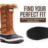 image:imageProject Cloud Womens Snow Boots 100 Genuine Leather Memory Foam Ventura  100 Genuine Leather Memory Foam Insole Fur MidCalf Design Lightweight NonSlip Outdoor Winter Shoes for WomenTan