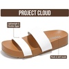 image:imageProject Cloud Womens Two Strap Sandals amp Non Slip Summer Slides Hilltop  Slides for Women Plush Soft Insole Casual Beach Footwear Vacation Outfits Travel Everyday Comfort Easy Wear Versatile FashionOffwhite
