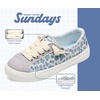 image:imageSundays Canvas Shoes for Kids  NonSlip amp Lightweight Boys amp Girls Shoes  Canvas Girls Sneakers with High Density Smart Foam Insole Girls Shoes  Lighhweight Kids Sneakers Girls FootwearSoft Grey Leopard