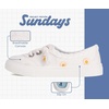 image:imageSundays Canvas Shoes for Kids  NonSlip amp Lightweight Boys amp Girls Shoes  Canvas Girls Sneakers with High Density Smart Foam Insole Girls Shoes  Lighhweight Kids Sneakers Girls FootwearWhite Canvas