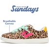 image:imageSundays Girls Sneakers NonSlip Canvas Girls Shoes Comfort Kids Footwear  Kids Shoes for Girls amp Boys Footwear  Lightweight and NonSlip Boys amp Girls Shoes  Comfortable Soft Insole Kids SneakersCream Leopard Canvas