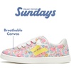 image:imageSundays Girls Sneakers NonSlip Canvas Girls Shoes Comfort Kids Footwear  Kids Shoes for Girls amp Boys Footwear  Lightweight and NonSlip Boys amp Girls Shoes  Comfortable Soft Insole Kids SneakersRose Canvas Print