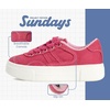 image:imageSundays Girls Sneakers NonSlip Canvas Girls Shoes Comfort Kids Footwear  Kids Shoes for Girls amp Boys Footwear  Lightweight and NonSlip Boys amp Girls Shoes  Comfortable Soft Insole Kids SneakersLipstick Red Hailey Canvas