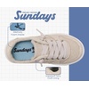image:imageSundays Girls Sneakers NonSlip Canvas Girls Shoes Comfort Kids Footwear  Kids Shoes for Girls amp Boys Footwear  Lightweight and NonSlip Boys amp Girls Shoes  Comfortable Soft Insole Kids SneakersMoonbeam Canvas