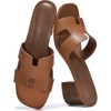 image:imageProject Cloud 100 Genuine Leather Block Heeled Sandals for WomenOpal  Sandals Women FootwearMemory Foam Insole amp NonSlip Womens Sandals Block Heels For WomenWomens Slides amp Womens SandalsCognac Leather
