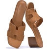 image:imageProject Cloud 100 Genuine Leather Block Heeled Sandals for WomenOpal  Sandals Women FootwearMemory Foam Insole amp NonSlip Womens Sandals Block Heels For WomenWomens Slides amp Womens SandalsChestnut Suede