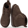 image:imageProject Cloud 100 Genuine Leather Kids Boots  Lightweight FurLined Ankle Boots for Girls amp Boys with Memory Foam Insole  NonSlip Winter Kids Shoes NevadaEspresso Suede