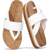 image:imageProject Cloud Lightweight Womens Non Slip Casual Beach Sandals for Women  Plush Insole Women Sandals Shoes for Women Footwear Trendy Summer Everyday Fashion Travel amp Vacation Easy Wear Warm WeatherRaft  Offwhite Thong