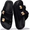 image:imageProject Cloud Platform Sandals Women Memory Foam Slides Havana  Memory Foam Insole Adjustable Buckle Lightweight Design NonSlip Sole Platform Slides for Women Everyday ComfortBlack Suede
