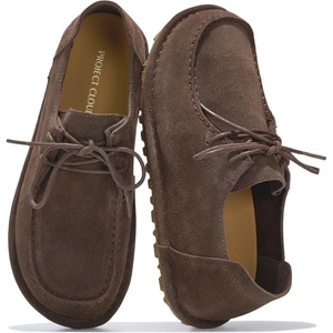 image:imageProject Cloud 100 Genuine Leather Loafers for Women  Classic Loafer UMA  Lightweight Lace Up Womens Shoes with Soft amp Plush Insole Shoes for Women Footwear  Non Slip and Casual Womens LoafersChoco Suede
