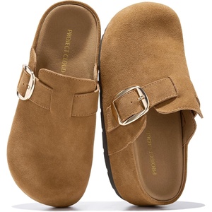 image:imageProject Cloud 100 Genuine Leather Platform Clogs for Women Rothera  Womens Clogs with Plush amp Soft Insole and Arch Support Mules for Women Footwear  Stylish amp NonSlip Womens Mules amp ClogsChestnut Suede
