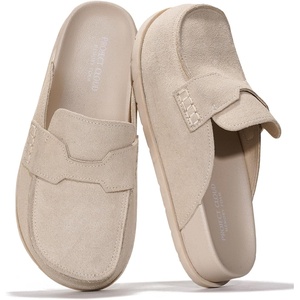 image:imageProject Cloud 100 Genuine Leather Slip On Womens Clogs 2026 Foamy  Plush amp Soft Insole with Arch Support for Comfort Non Slip Mules amp Clogs for Women Footwear Water Resistant Women ShoesBone Suede