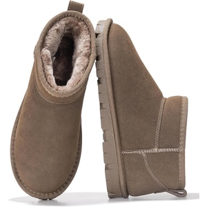 image:imageProject Cloud 100 Genuine Leather Womens Boots  Ankle Boots Women Hikey  Water Resistant Memory Foam Insole Comfortable Fall Shoes  Casual Footwear Outdoor Womens Boots  Cold Weather EssentialsMushroom Suede