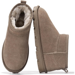 image:imageProject Cloud 100 Genuine Leather Womens Boots  Ankle Boots Women Hikey  Water Resistant Memory Foam Insole Comfortable Fall Shoes  Casual Footwear Outdoor Womens Boots  Cold Weather EssentialsTaupe Suede
